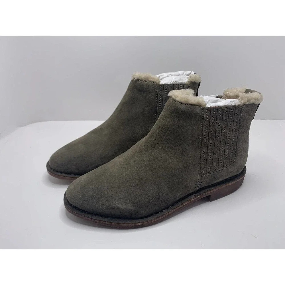 Seychelles Pool Cozy taupe 6 IB01494 Booties ankle fall office warm